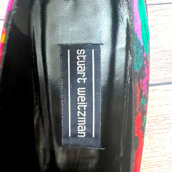 STUART WEITZMAN VINTAGE ‘80s multicolored heels Size 9 - Picture 4 of 11